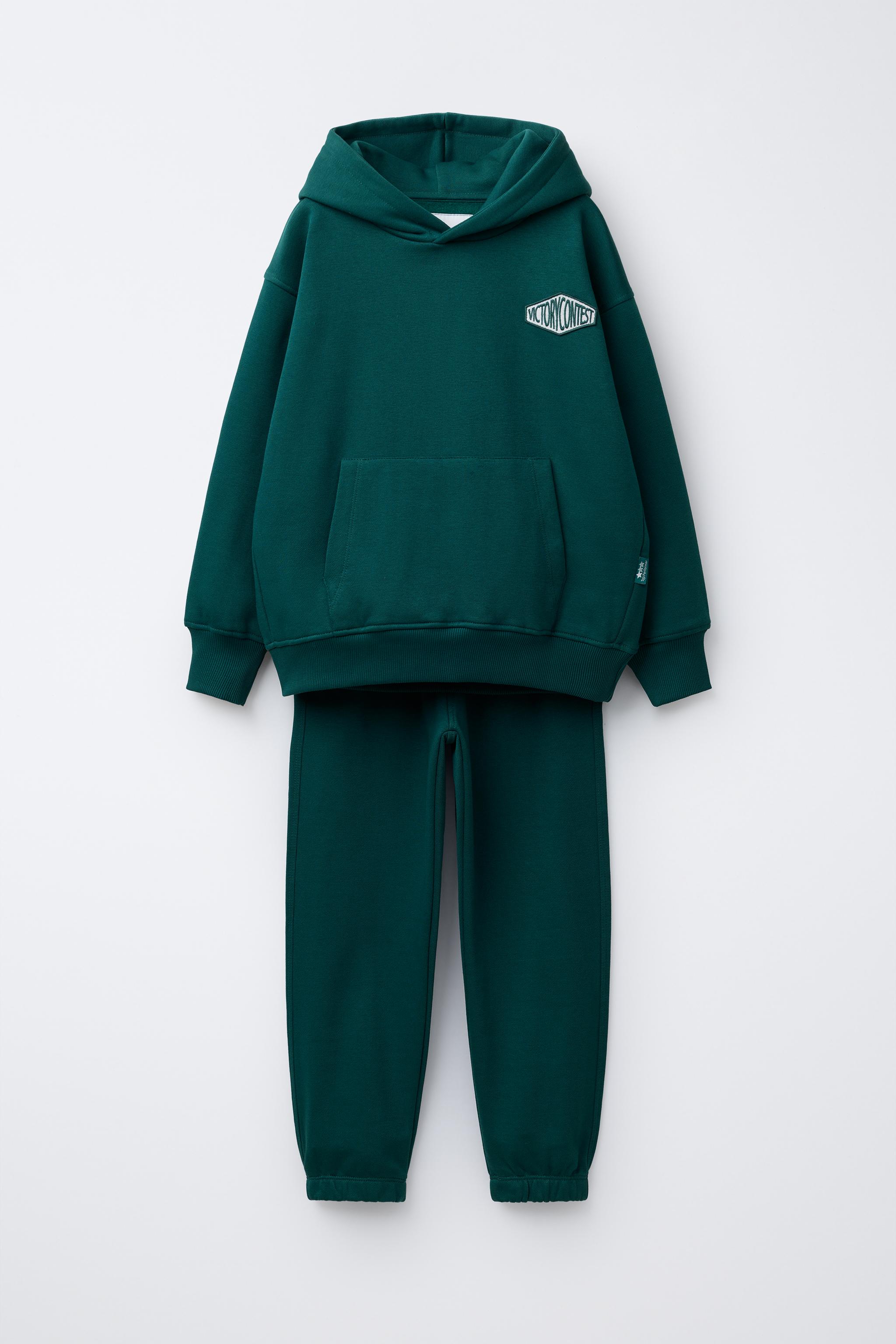 HOODIE AND JOGGER PANTS WITH PATCH SET